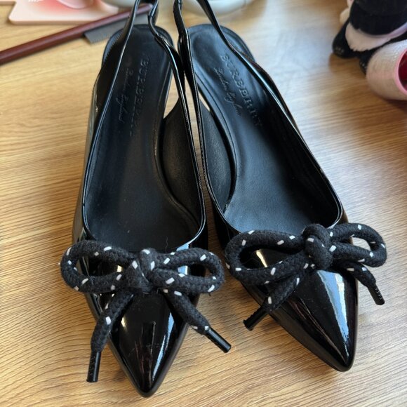 Burberry Black High Heels with - Picture 1 of 6